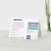 Kunstkarte: Urlaub in der Provence Karte (Rückseite)