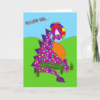 Kunstkarte, "Vermisstes Du", Originalwerk Karte