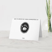 Kunstkarten für Polar Bear Art Cards Art Card des Karte (Rückseite)