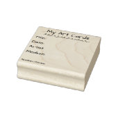 Kunstkartenstempel Gummistempel (Stempel)