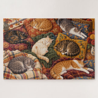 Kunstkatzen 1000-Teile-Puzzle Puzzle