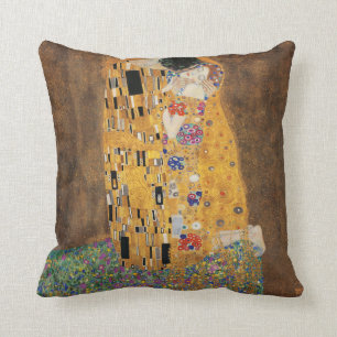 Kunstkissen Gustav Klimt. Der Kuss Kissen