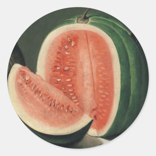 Kunstkleber "Melons" Runder Aufkleber (Vorderseite)