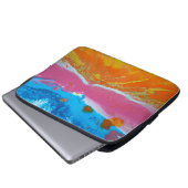 Kunstkonfluenz Laptopschutzhülle (Vorne Knopf)