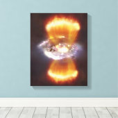 Kunstkonzept einer Galaxie Leinwanddruck (Insitu (Holzboden))