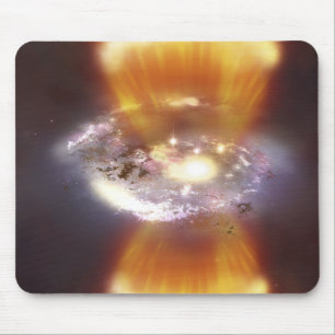 Kunstkonzept einer Galaxie Mousepad