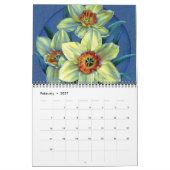 Kunstkunst der Künstlerin Sarah Trett Blume und Ti Kalender (Feb 2027)