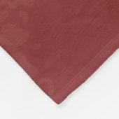 Kunstkunst, dunkelroter Marsala abstrakter Hinterg Fleecedecke (Ecke)