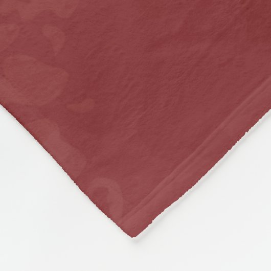 Kunstkunst, dunkelroter Marsala abstrakter Hinterg Fleecedecke (Ecke)
