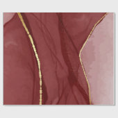 Kunstkunst, dunkelroter Marsala abstrakter Hinterg Geschenkpapier (Flach)