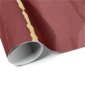 Kunstkunst, dunkelroter Marsala abstrakter Hinterg Geschenkpapier (Rolleneckpunkt)