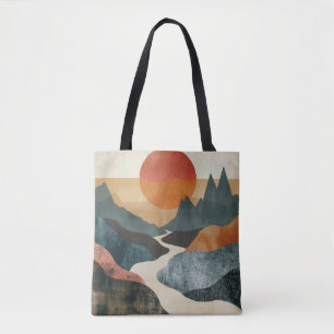 Kunstlandschaft, Minimalistische Ästhetik, Natur Tasche