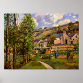Kunstlandschaft Pissarro Poster (Vorne)