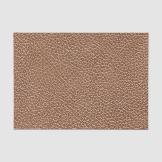 Kunstleder Natur Braun Seidenpapier (Vorderseite)