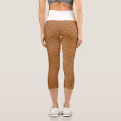 Kunstleder-Optik Capri Leggings (Rückseite)
