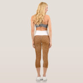 Kunstleder-Optik Capri Leggings (Rückseite)