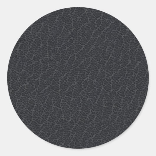 Kunstleder Runder Aufkleber (Vorderseite)