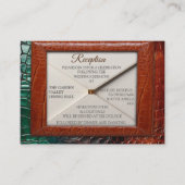 Kunstleder Textur Kunst Designs Begleitkarte (Vorderseite)