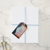 Kunstleder Textur Kunst Designs Geschenkanhänger (Mit Garn)