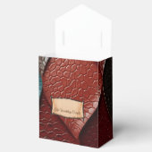 Kunstleder Textur Kunst Designs Geschenkschachtel (Geöffnet)