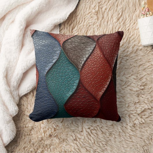 Kunstleder Textur Kunst Designs Kissen (Decke)