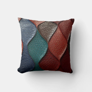 Kunstleder Textur Kunst Designs Kissen