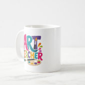 Kunstlehrer-Dankeschön-Geschenk Kaffeetasse (Vorderseite Links)