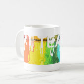 Kunstlehrer-Geschenk-Kaffee-Tasse Kaffeetasse (Vorderseite Links)