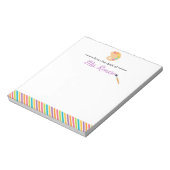 Kunstlehrer Künstlerisches Malen Palettengeschoss Notizblock (Rotiert)