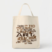 Kunstlehrer-(lustiges) Geschenk Tragetasche (Vorne)