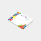 Kunstlehrer-Post-Itanmerkungen Post-it Klebezettel (angewinkelt)