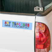 Kunstlehrer sind bunt autoaufkleber (Auf Lkw)