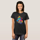 Kunstlehrer Sprayfarbe Spritzer T-Shirt (Vorne ganz)