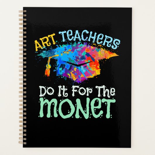Kunstlehrer tun es für den Monet Planer (Vorderseite)