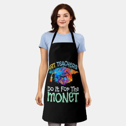 Kunstlehrer tun es für den Monet Schürze (Getragen)