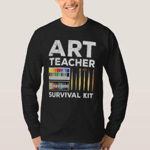 Kunstlehrer-Überlebenskit Lehrer Humor Schule Lehr T-Shirt