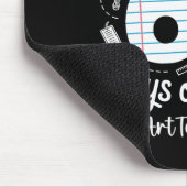 Kunstlehrer überlebte 67 Tage Schulhumor-Design Mousepad (Ecke)