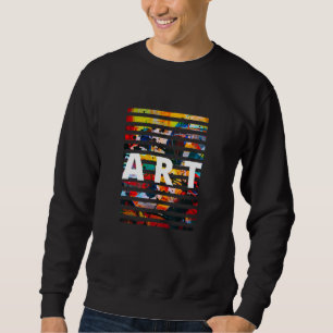 Kunstlehrer und Künstler Abstract Sweatshirt