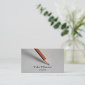 Kunstlehrer, zurück zur Schule, Grafischer Stift,  Visitenkarte (Stehend Vorderseite)