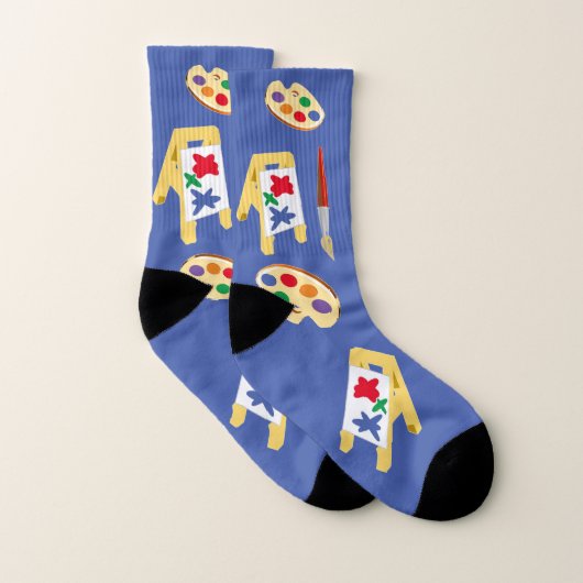 Kunstlehrersocken, eine Größe passt für alle (US-M Socken (Paar)