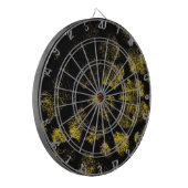 Kunstleoparden Dartscheibe (Vorderseite Links)