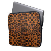 Kunstleopardenfell Laptopschutzhülle (Vorderseite Links)