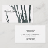 Künstler 2 visitenkarte (Vorne/Hinten)