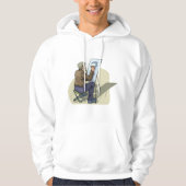 Künstler am Arbeitsplatz Hoodie (Vorderseite)