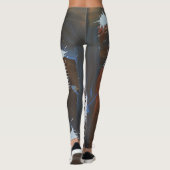 Künstler am Arbeitsplatz Leggings (Rückseite)