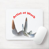 Künstler am Arbeitsplatz Mousepad (Mit Mouse)