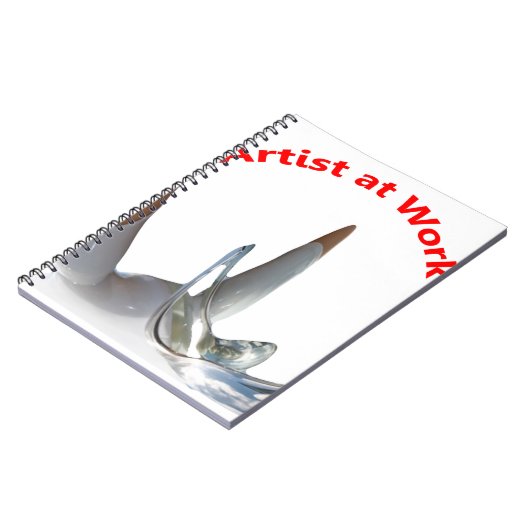 Künstler am Arbeitsplatz Notizblock (Linke Seite)