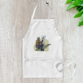 Künstler am Arbeitsplatz Schürze