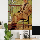 Künstler auf der Veranda Poster (Heimbüro)