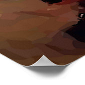 Künstler auf der Veranda Poster (Ecke)